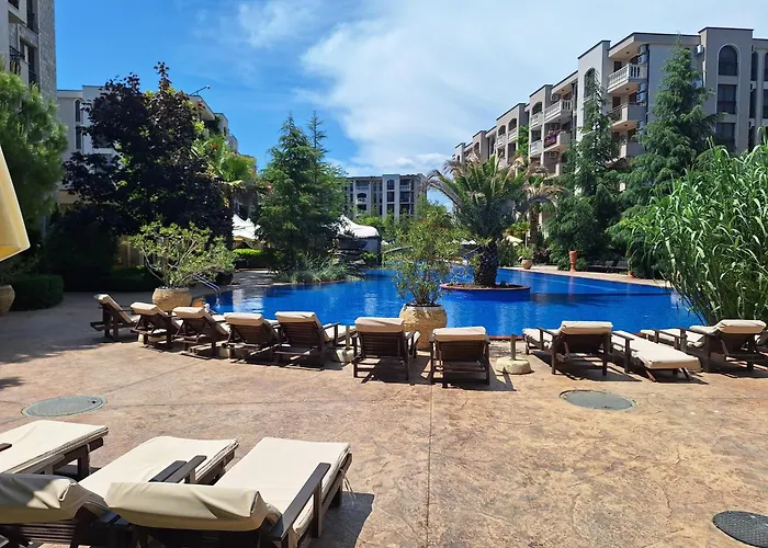 3 With Poolview In Cascadas Apartamento Sunny Beach